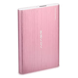 Akassis Mobile Hard Drive High-Speed Metal Supports Android Phones Pink 120gb 0 - Tophatter Daily Deals
