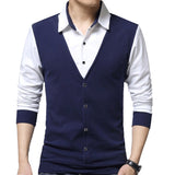 Autumn New T Shirt Plus Size Men's Lapel T Shirt Bottoming Shirt 0 - Tophatter Daily Deals