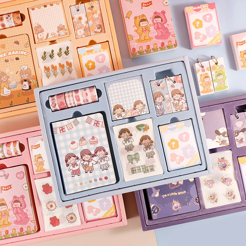 Boutique Hand Account Partner Gift Box School Supplies Stationery Set 0 - Tophatter Daily Deals