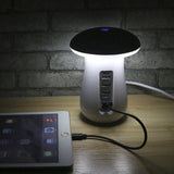 2 In 1 Multifunction Mushroom Lamp LED Lamp Holder USB Charger Home Office Supplies 0 - Tophatter Daily Deals