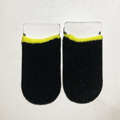 Anti-Sweat Finger Cots To Stimulate The Battlefield To Eat Chicken Finger Cots King Of Glory Super God Mobile Game Touch Screen Gloves Game Breathable Yellow 0 - Tophatter Daily Deals