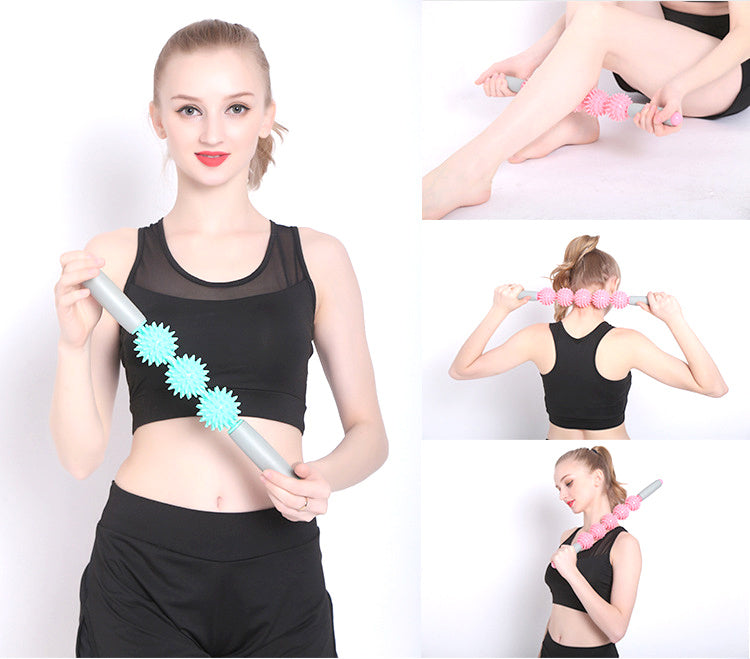 Anti Cellulite Massager Stick Anti-Cellulite Trigger Point Stick Body Foot Face Leg Slimming Massage Muscle Roller 0 - Tophatter Daily Deals