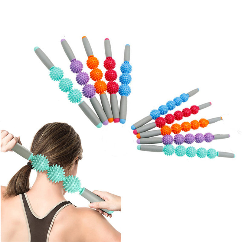 Anti Cellulite Massager Stick Anti-Cellulite Trigger Point Stick Body Foot Face Leg Slimming Massage Muscle Roller 0 - Tophatter Daily Deals