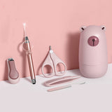 Baby nail scissors set baby nail scissors baby and children''s products newborn care tool Pink 0 - Tophatter Daily Deals