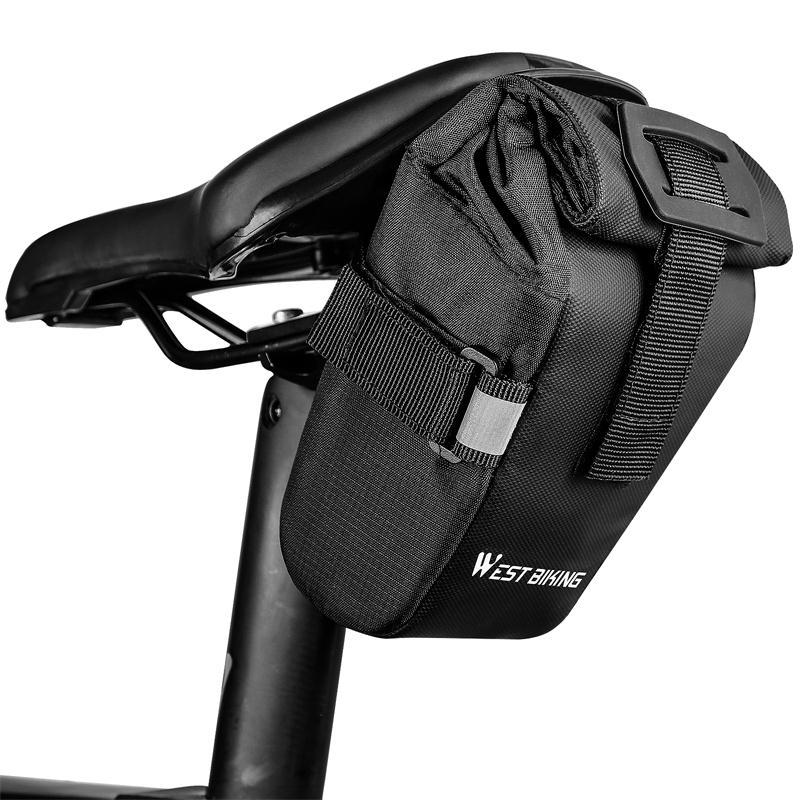 Bicycle Bag Mountain Bike Road Bike Folding Tail Bag Rear Seat Bag Riding Equipment Accessories 0 - Tophatter Daily Deals
