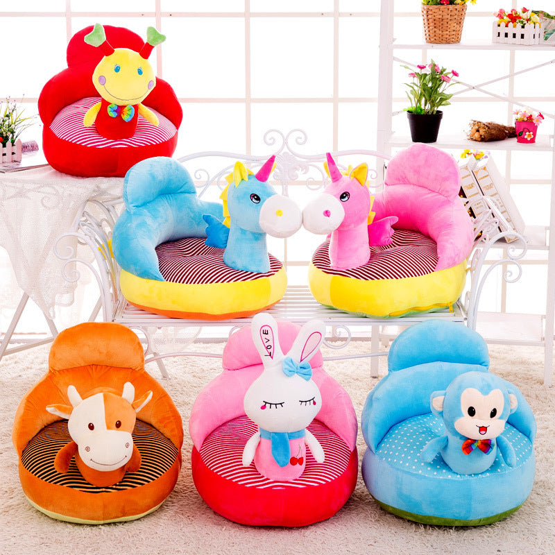 Baby Sofa Chair Cartoon Tatami Plush Drop Proof Washable 0 - Tophatter Daily Deals