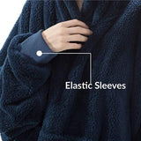 Warm Cozy Women Blanket Hoodie - Oversized Fleece Lounging 3D Changing Face Moving Picture Frame - Tophatter Daily Deals