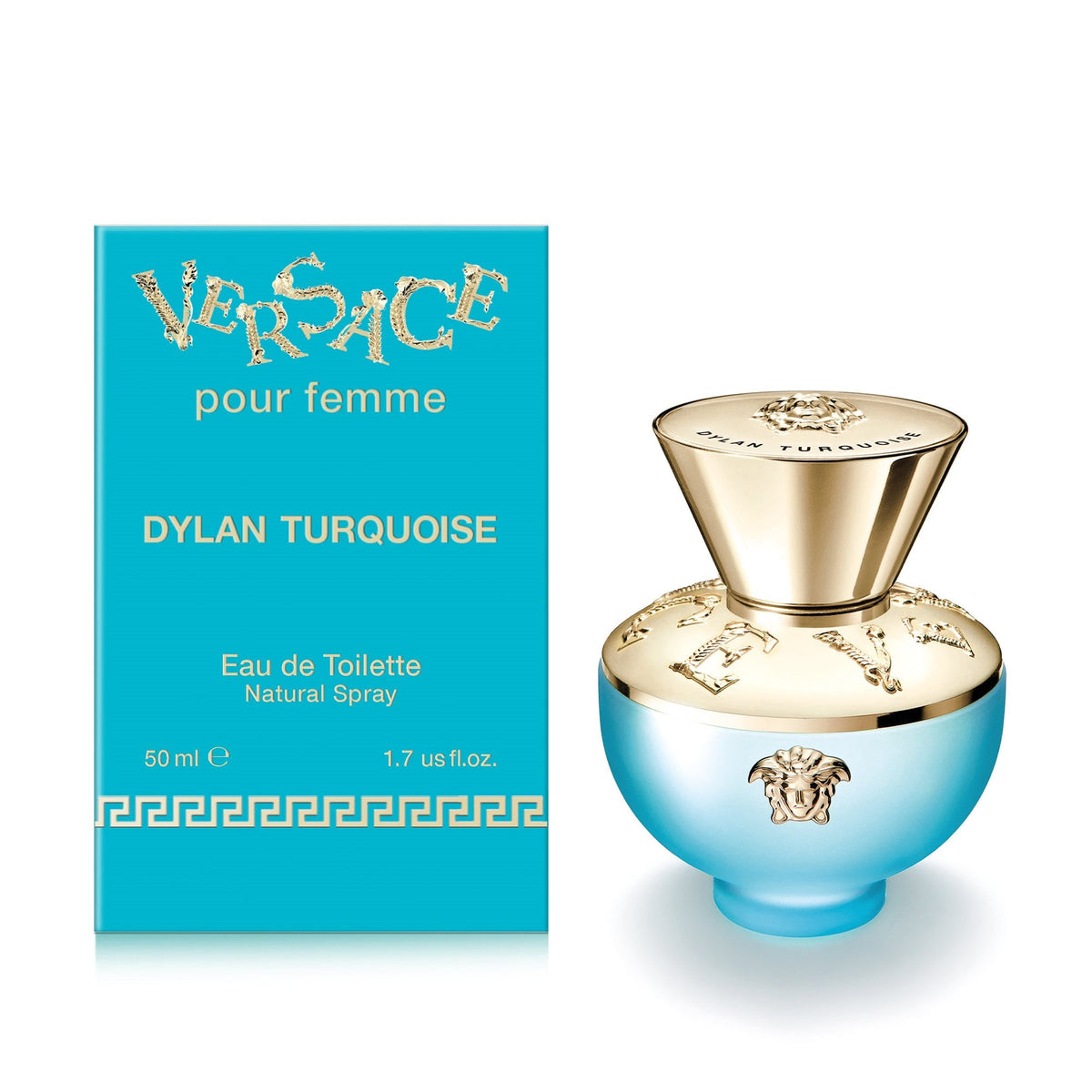 Versace Dylan Turquoise Eau De Toilette 50ml Spray - Tophatter Daily Deals