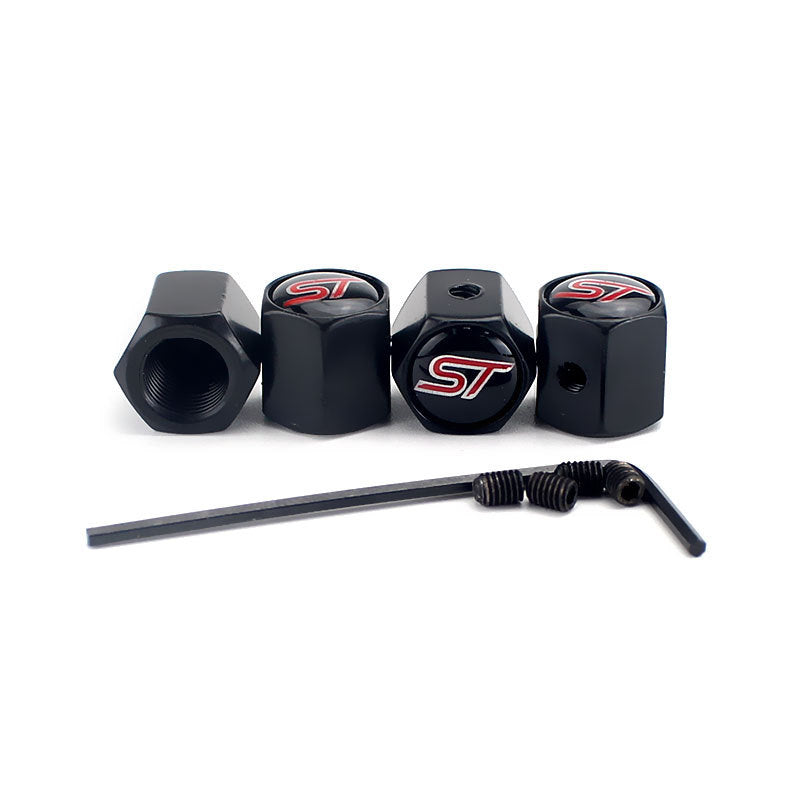 Anti-Theft Valve Cap Car Tire Anti-Theft Nozzle Cap 0 - Tophatter Daily Deals