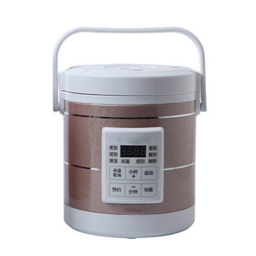 12V 24V Mini Rice Cooker 1.6L Car Truck Electric Hot Soup Rice Cooker Pink 0 - Tophatter Daily Deals
