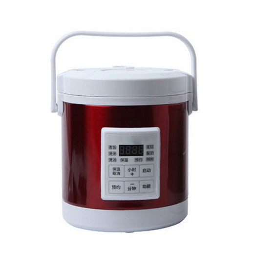 12V 24V Mini Rice Cooker 1.6L Car Truck Electric Hot Soup Rice Cooker Red 0 - Tophatter Daily Deals