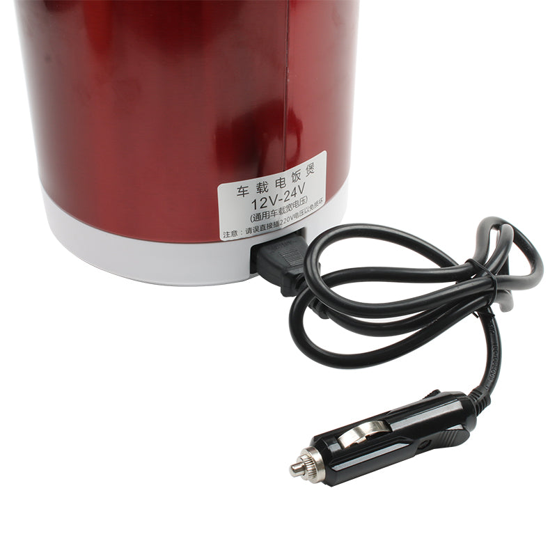 12V 24V Mini Rice Cooker 1.6L Car Truck Electric Hot Soup Rice Cooker 0 - Tophatter Daily Deals