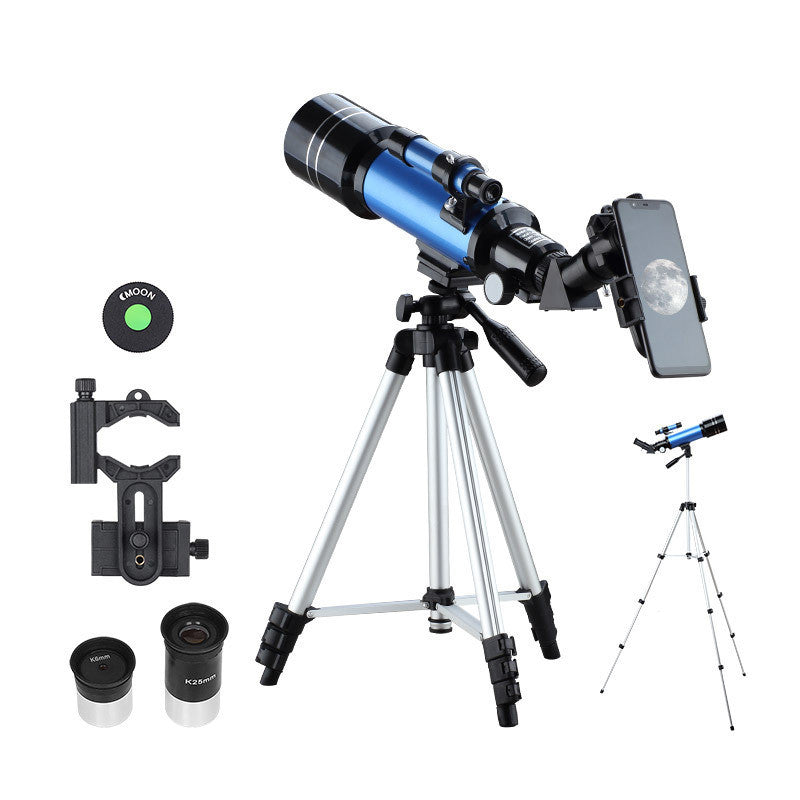 Astronomical Telescope High-Definition High-Power Large-Aperture Night Vision Viewing Tool Blue 0 - Tophatter Daily Deals