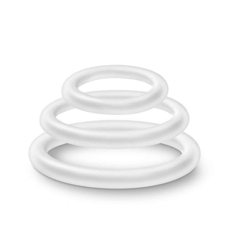 Performance Vs4 Pure Premium (White) – Silicone Cockring Set > Cock Ring > Sets - Tophatter Daily Deals