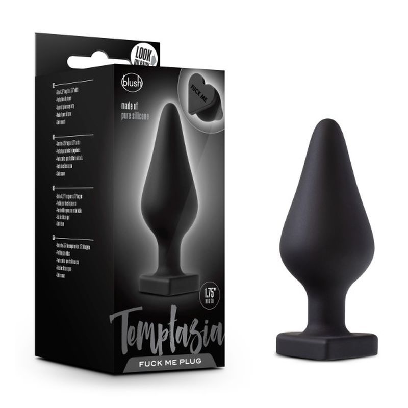 Temptasia Heart-Shaped Butt Plug Black > Anal Range > Butt Plugs - Tophatter Daily Deals