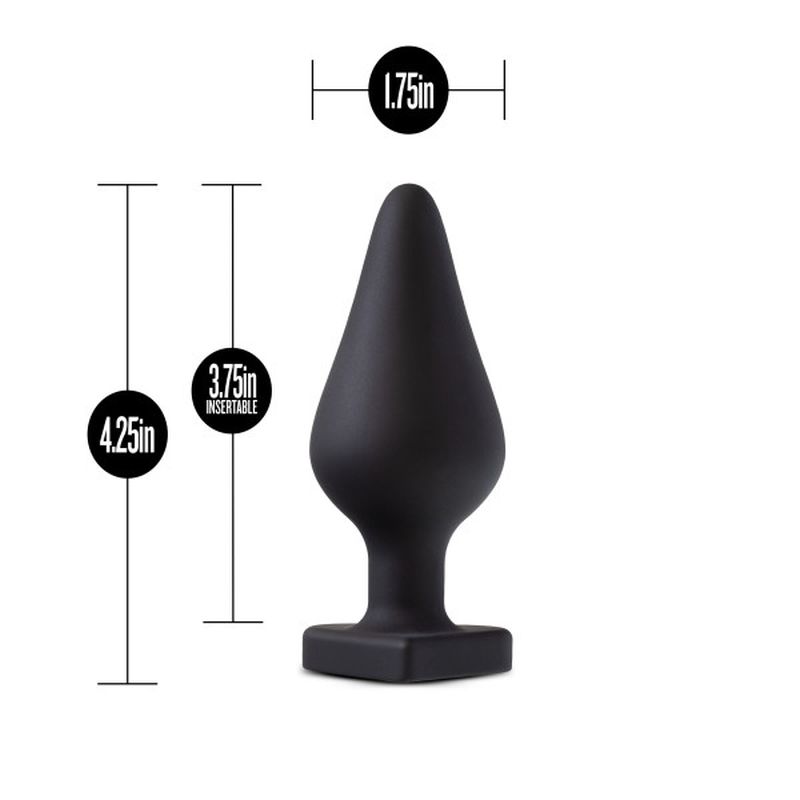 Temptasia Heart-Shaped Butt Plug Black > Anal Range > Butt Plugs - Tophatter Daily Deals