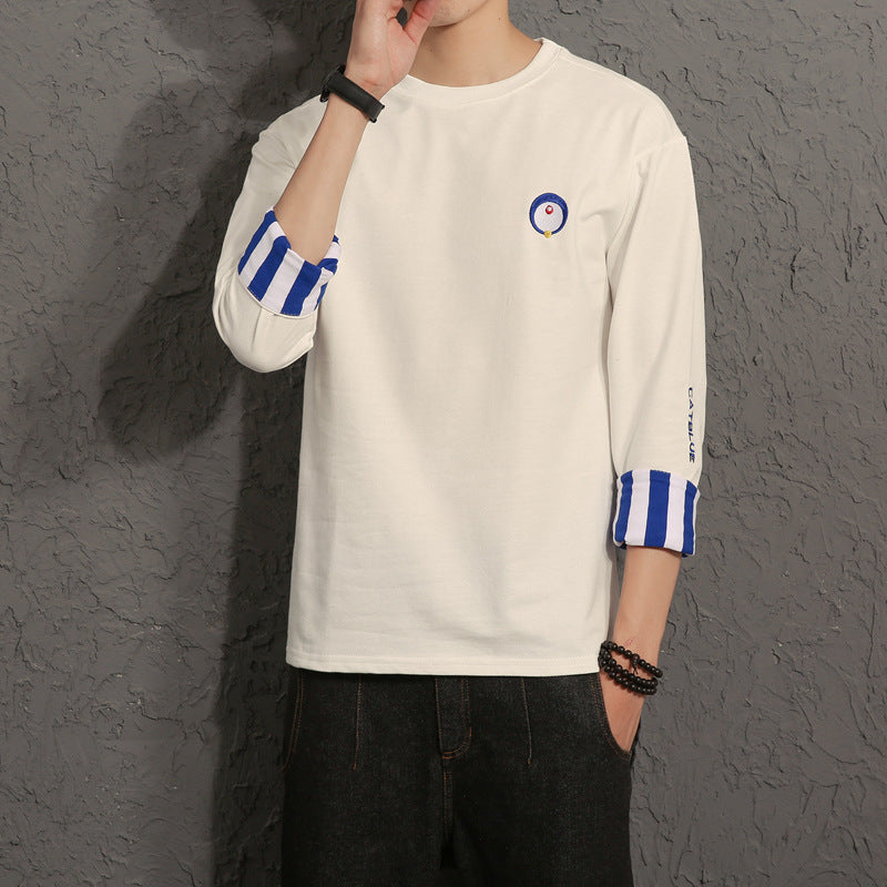 Lightweight Men’s T Shirt - Relaxed Boxy Cut, Cotton Autumn 3D Changing Face Moving Picture Frame - Tophatter Daily Deals