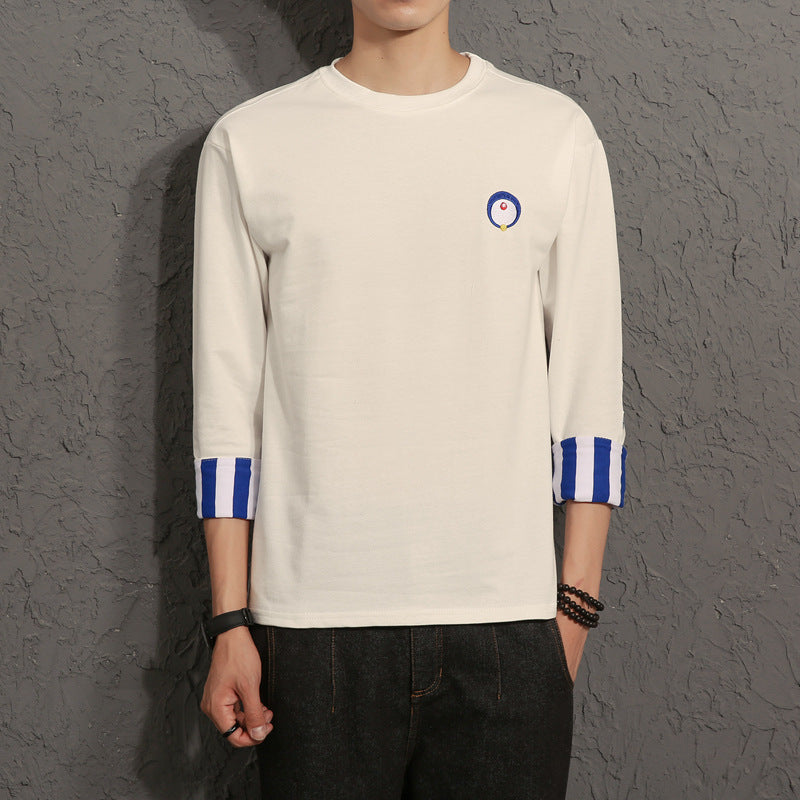 Lightweight Men’s T Shirt - Relaxed Boxy Cut, Cotton Autumn 3D Changing Face Moving Picture Frame - Tophatter Daily Deals