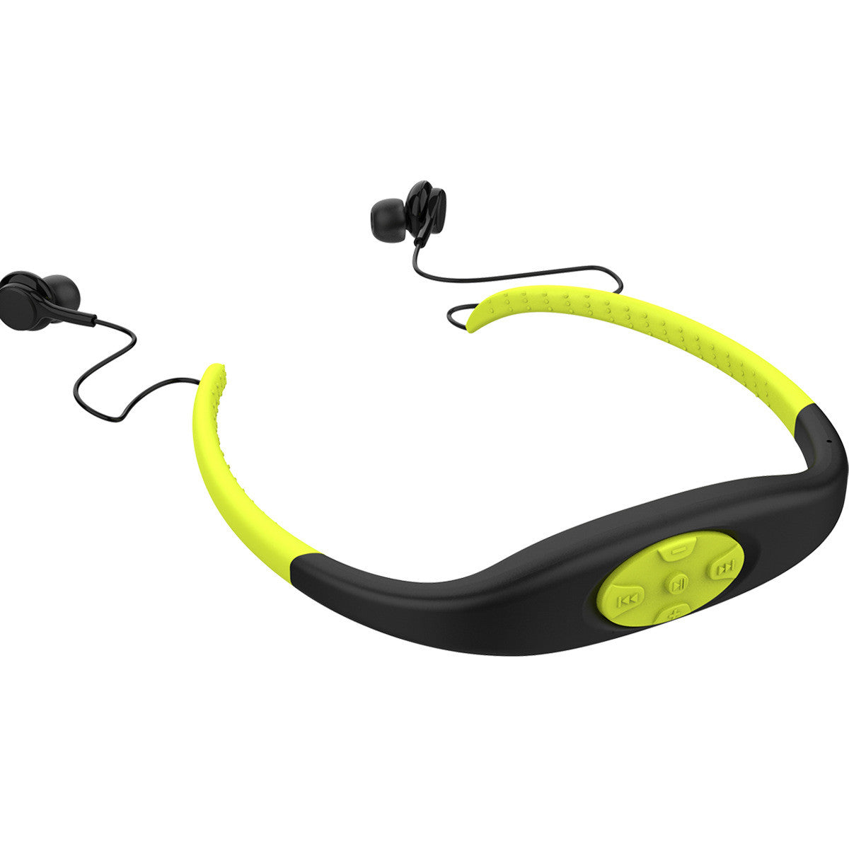 2in1 Bluetooth Wireless Earphone &MP3 Music Player 8G Headphone IPX8 Waterproof Swim Sport Neckband Stereo Headset with Mic Green 0 - Tophatter Daily Deals