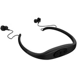 2in1 Bluetooth Wireless Earphone &MP3 Music Player 8G Headphone IPX8 Waterproof Swim Sport Neckband Stereo Headset with Mic Black 0 - Tophatter Daily Deals