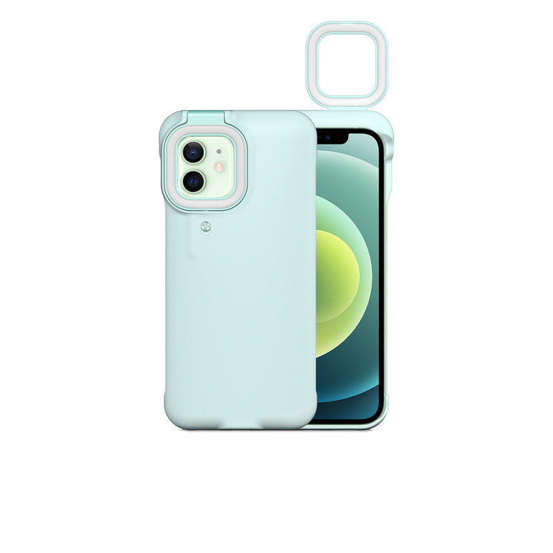 Beauty Fill Light Cover Beauty Phone Case Shell Selfie Light Up Case Green 0 - Tophatter Daily Deals