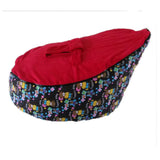 Baby Bed Lazy Sofa Bean Bag Chair Red 1 No filler 0 - Tophatter Daily Deals