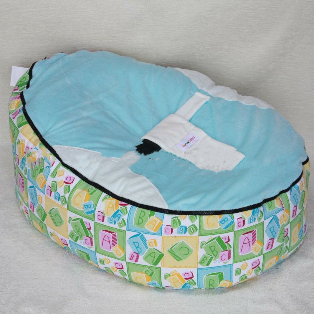 Baby Bed Lazy Sofa Bean Bag Chair Light blue 1 No filler 0 - Tophatter Daily Deals
