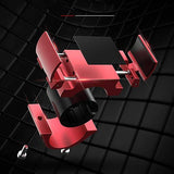 Bike Phone Mount Folding Motorcycle Phone Holder Aluminum Universal Cell Phone Bicycle Stand 0 - Tophatter Daily Deals