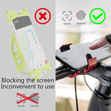 Bike Phone Mount Folding Motorcycle Phone Holder Aluminum Universal Cell Phone Bicycle Stand 0 - Tophatter Daily Deals