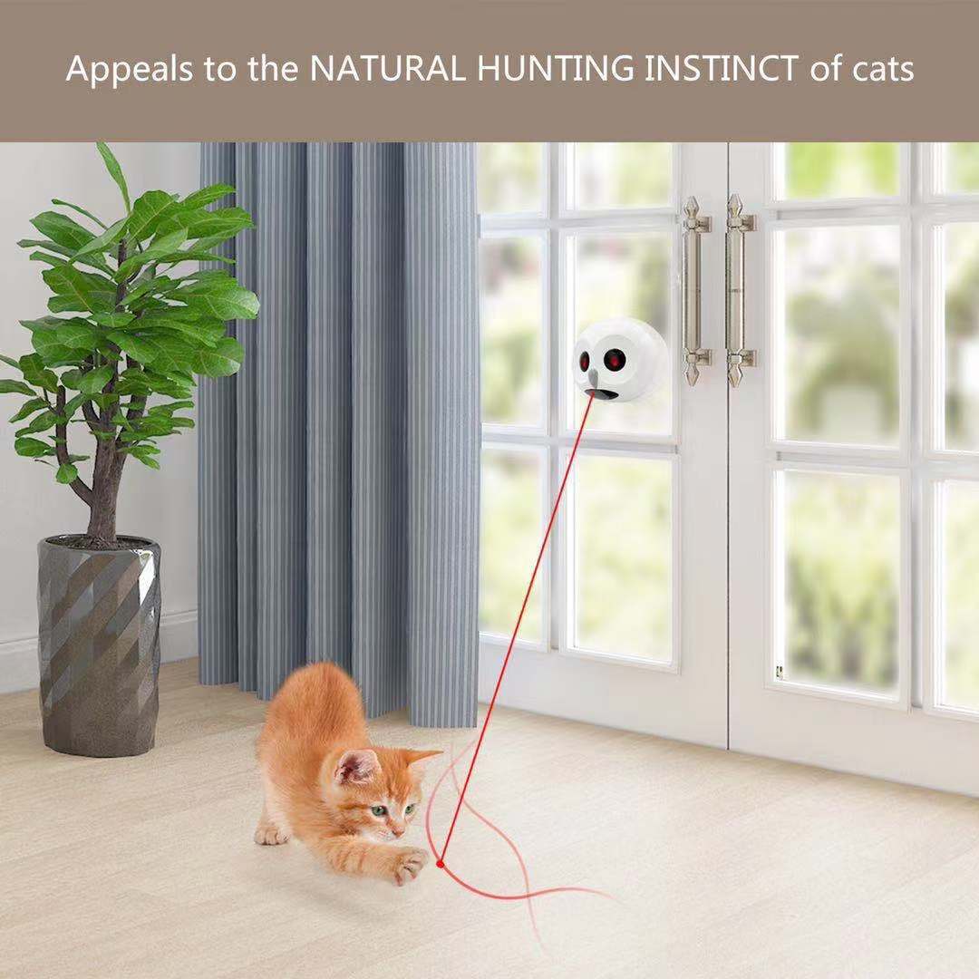 Automatic 360-degree Rotating Laser Electric Cat Toy 0 - Tophatter Daily Deals