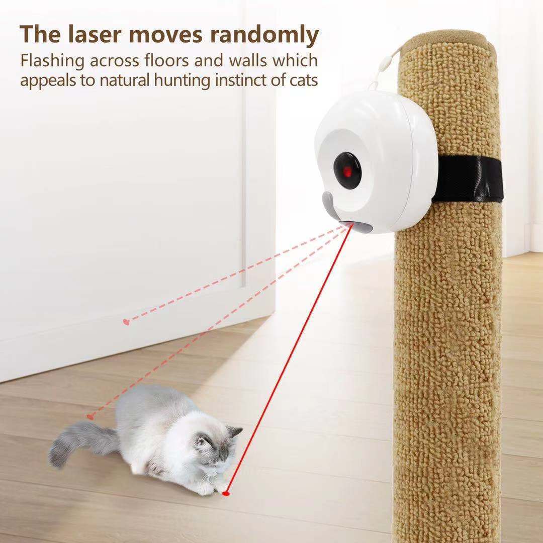 Automatic 360-degree Rotating Laser Electric Cat Toy 0 - Tophatter Daily Deals
