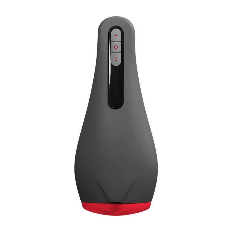 Airturn 2 (Black) – Waterproof Heating Suction Masturbator with Vibration and Warming Functions > Sex Toys For Men > Masturbators > Vibrating - Tophatter Daily Deals