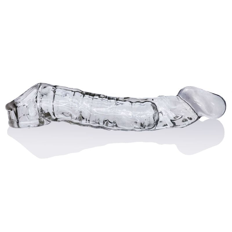 Muscle Ripped Cocksheath Clear - 9 Inch - Adjustable Size Fit > Sex Toys For Men > Penis Sleeves - Tophatter Daily Deals