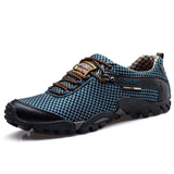 Breathable Outdoor Sports Men's Shoes Korean Version Of The Trend Of Casual Mesh Hiking Shoes Men's Large Size Shoes 0 - Tophatter Daily Deals