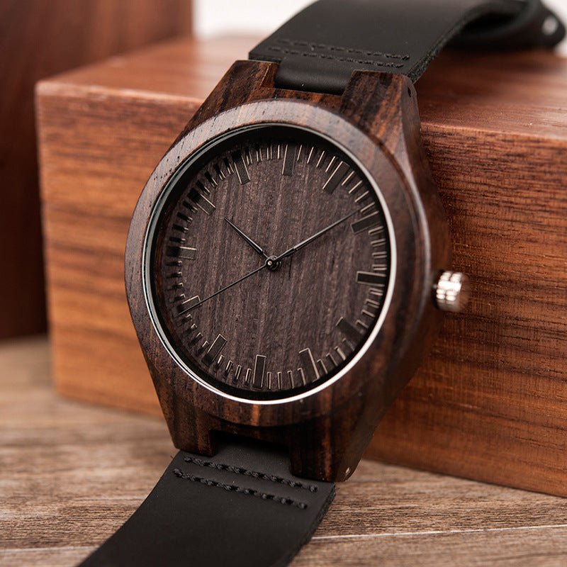 BOBO BIRD Engraving Men Watches Family Gifts for Son DAD MOM Mens Quartz Women Wristwatch logo for Boyfriend Engrave Logo D26 0 - Tophatter Daily Deals