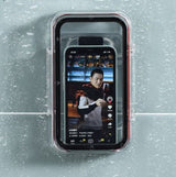 BathroomMobile Phone Box WaterproofStand Toilet Storage Artifact Toilet Bath Rack Kitchen Chase Drama Watching TV Fully transparent 0 - Tophatter Daily Deals
