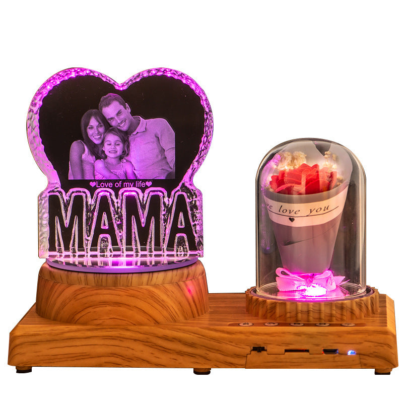 Bluetooth Speaker Character Photo Customization Night Light 0 - Tophatter Daily Deals