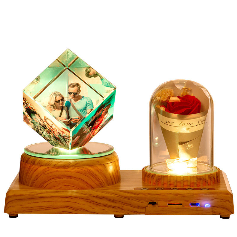 Bluetooth Speaker Character Photo Customization Night Light square 0 - Tophatter Daily Deals