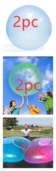 Big Inflatable Ball Children's Toy Elastic Ball Water Ball Bubble Ball Inflatable Ball 5pcs Set 50cm 0 - Tophatter Daily Deals