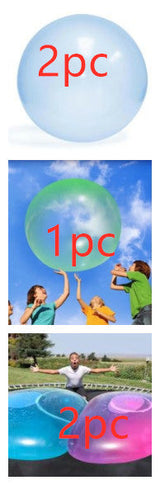 Big Inflatable Ball Children's Toy Elastic Ball Water Ball Bubble Ball Inflatable Ball 5pcs Set1 50cm 0 - Tophatter Daily Deals