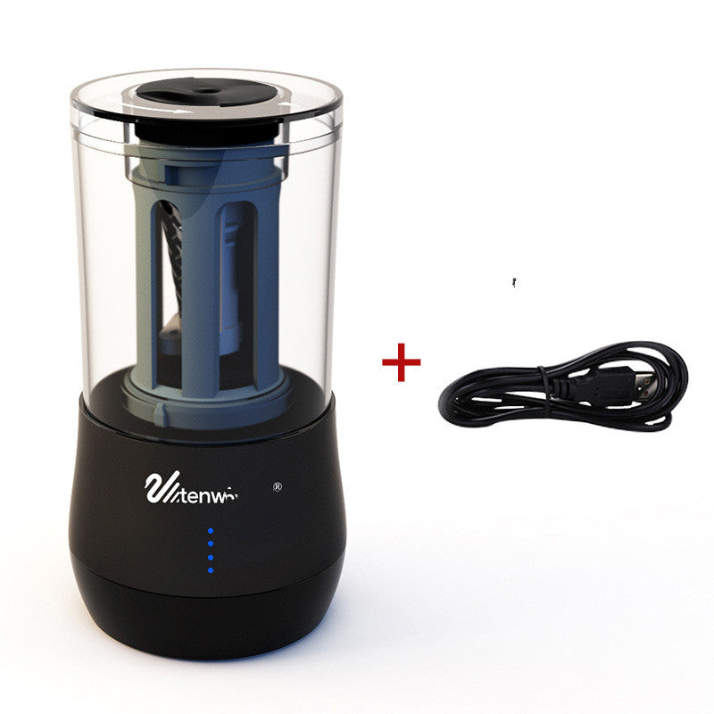 Astronomy Sketch Charcoal Pencil Sharpener Electric Pencil Black USB 0 - Tophatter Daily Deals