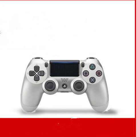 Bluetooth Wired USB Joystick Vibrating Game PC Computer Handle Silver Sony PS4 USB 0 - Tophatter Daily Deals