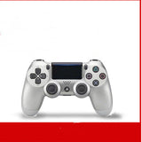 Bluetooth Wired USB Joystick Vibrating Game PC Computer Handle Silver Sony PS4 USB 0 - Tophatter Daily Deals