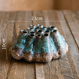 Barnacle Vase Flower Pot Porous Coral Bottle B 0 - Tophatter Daily Deals