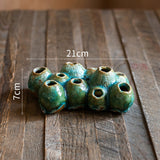 Barnacle Vase Flower Pot Porous Barnacle Bottle B 0 - Tophatter Daily Deals