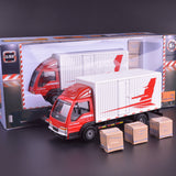 Alloy Simulation Van Truck Model Engineering Transport Vehicle Toy 0 - Tophatter Daily Deals