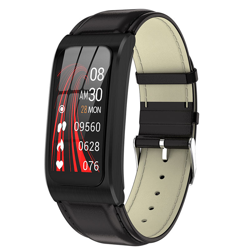 AK12 Intelligent Heart Rate Monitoring Bluetooth Sports Bracelet Black C 0 - Tophatter Daily Deals