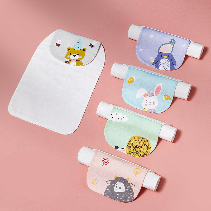 Baby Cotton Sweat-absorbent Towel, Sweat Towel Pad Back 2 color 0 - Tophatter Daily Deals