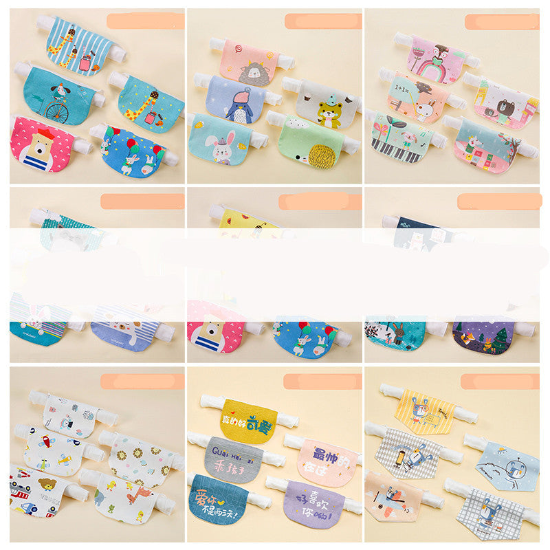 Baby Cotton Sweat-absorbent Towel, Sweat Towel Pad Back 10 color A 0 - Tophatter Daily Deals