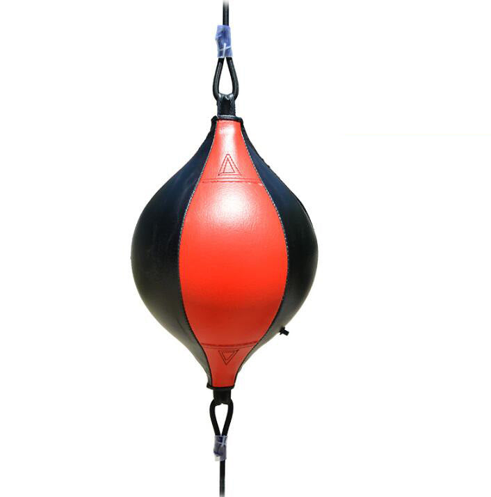 Boxing Speed Ball Frame Fitness Boxing Vent Ball Adult Hanging Sanda Punching Bag Pear Ball Drawstring red and black 0 - Tophatter Daily Deals